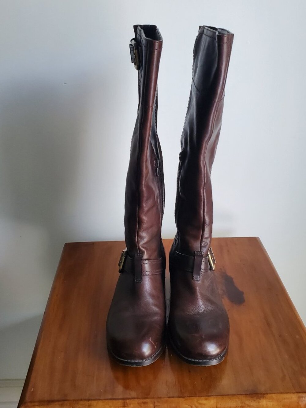 Arturo Chiang Boots Brown leather boots Women's Size 9 1\2 Medium